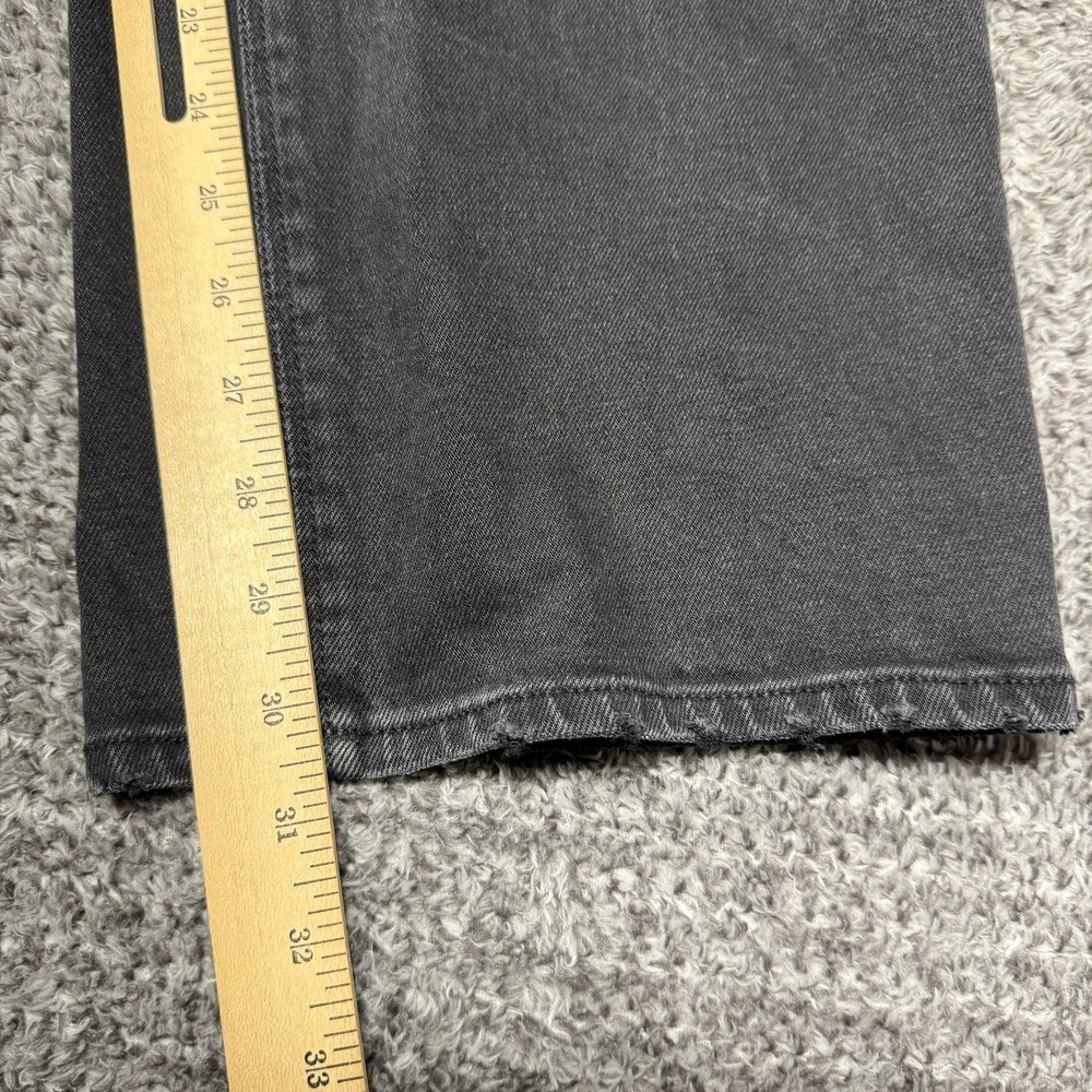 American Eagle Womens Jeans 14x30 Super High-Rise Baggy Straight Black - Picture 10 of 10